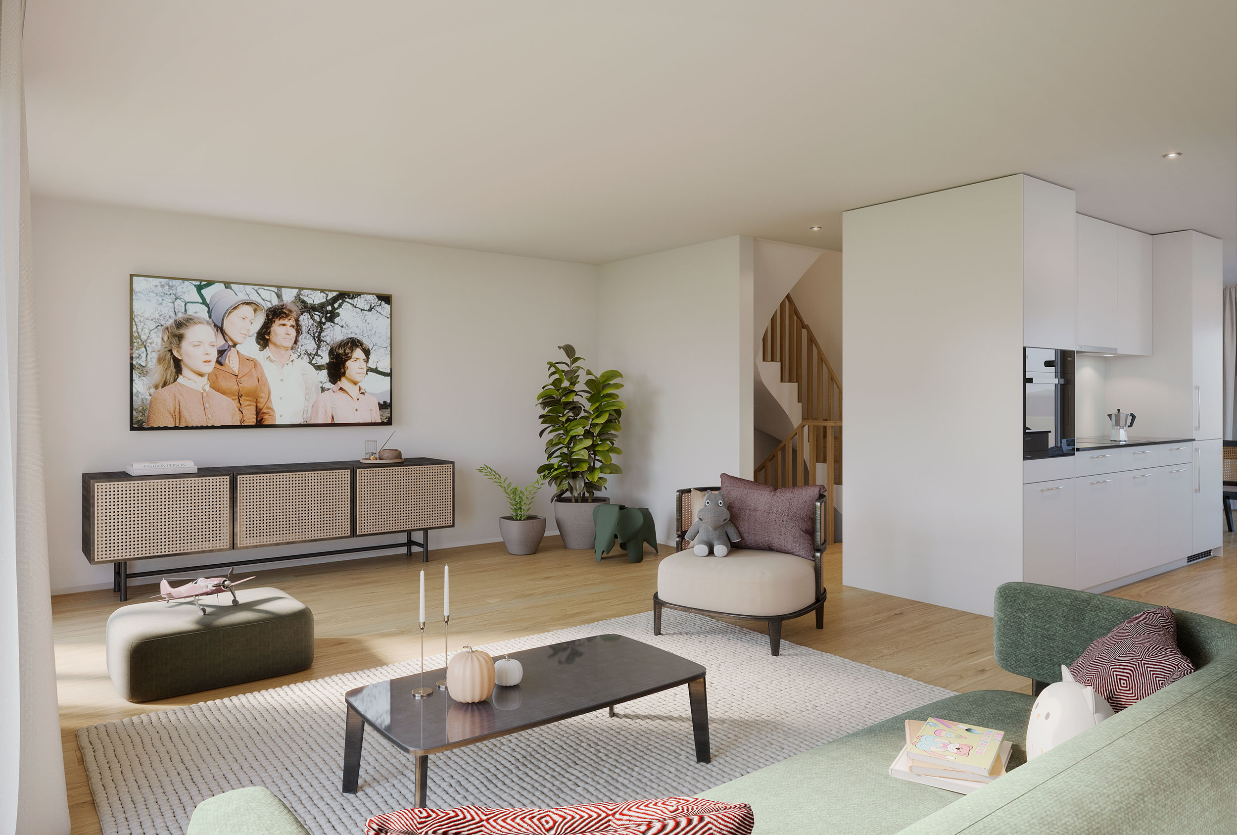 Kleine Farm Wohnzimmer