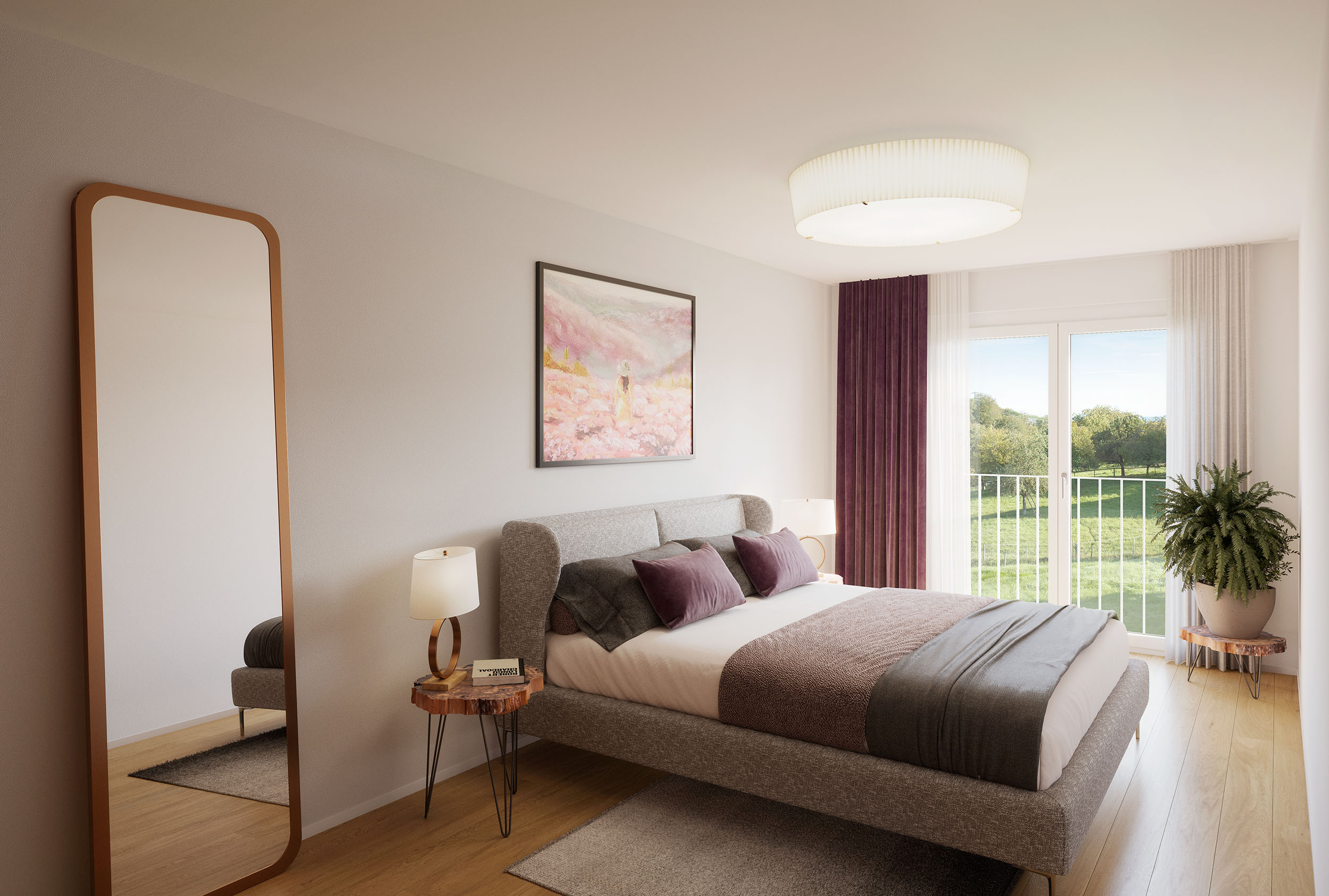 Kleine Farm Schlafzimmer